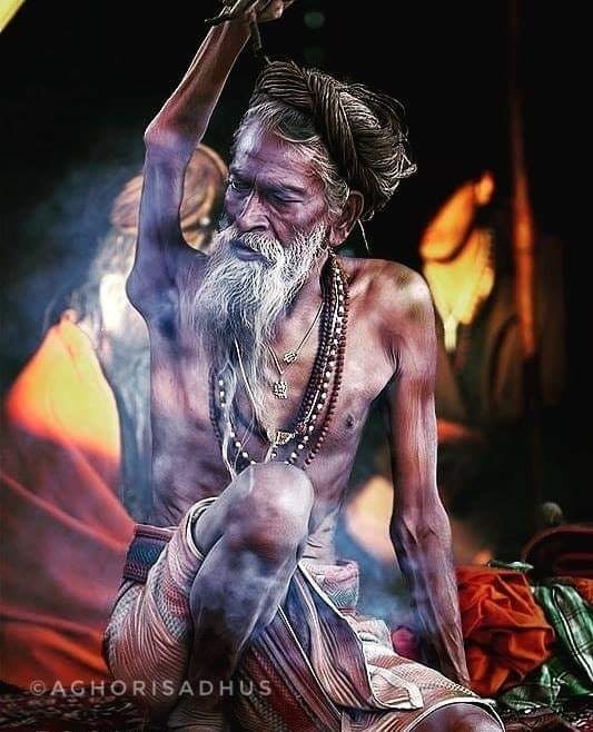 Aghori sadhu