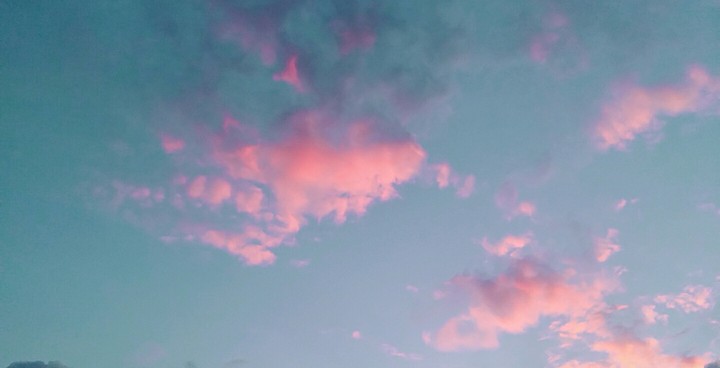 Sunset with clouds