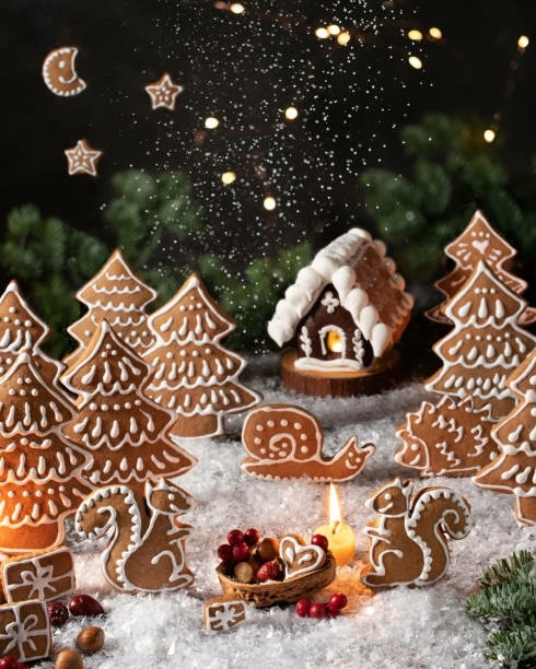 gingerbread forest
