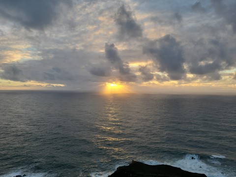 Ocean sunset
