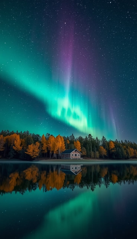 ταπετσαρίες landscapes, aurora