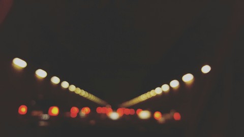 traffic lights in a tunnel