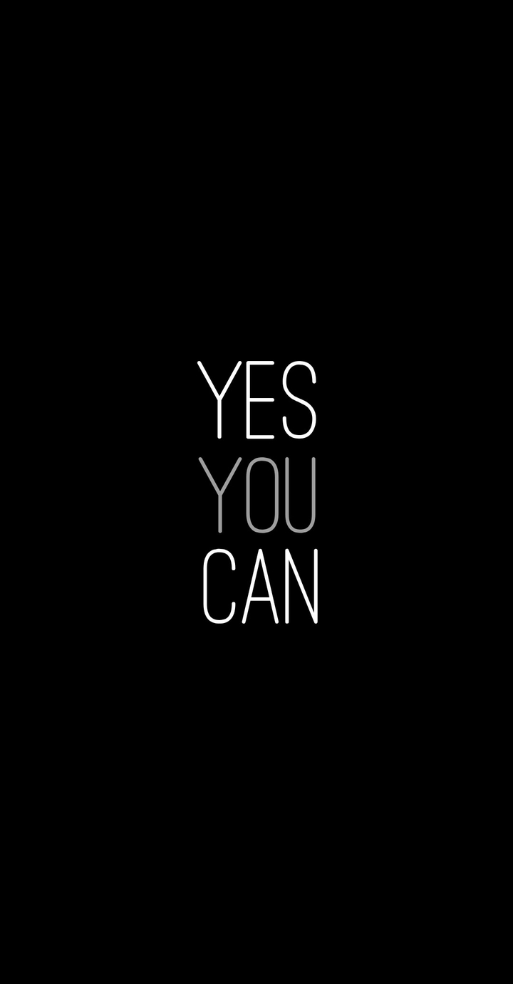 YES YOU CAN