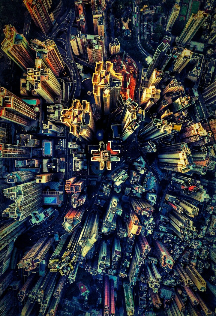 aerial view