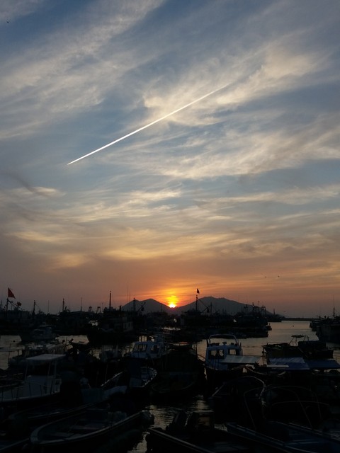 Sunset in Cheung Chau, Hong Kong