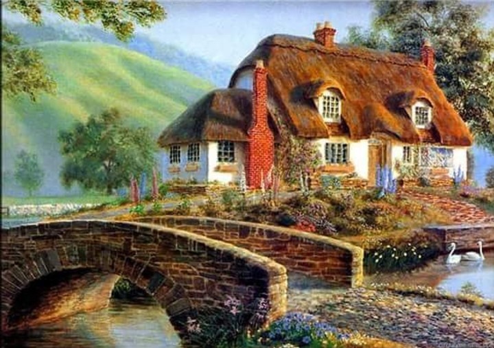 cottage painting