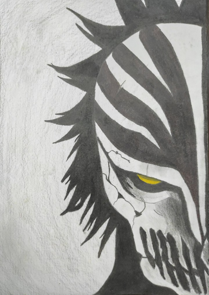 Bleach mask handdraw