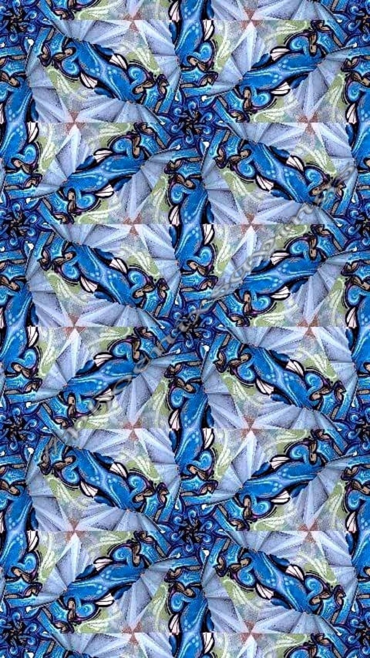 I made this kaleidoscope print from wall graffiti