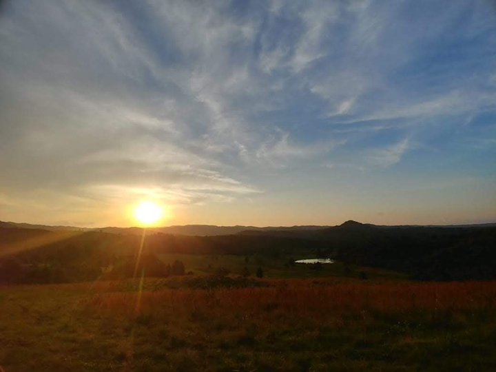 pôr do sol