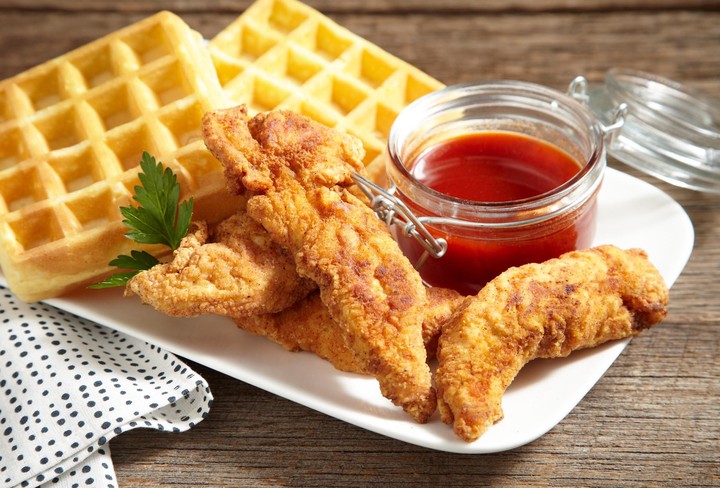 Chicken and waffles