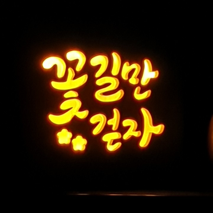 예쁜 꽃길만 걷자^^