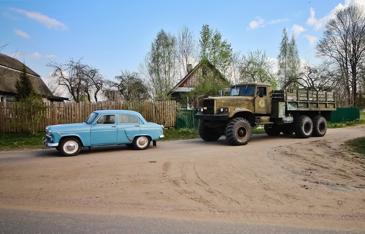 moskvich and kraz