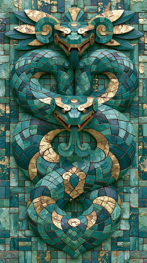шпалери tile, symmetry
