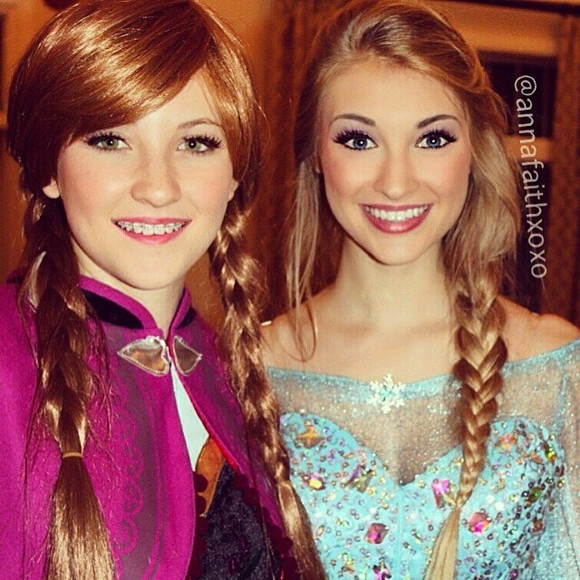 Anna and Elsa  frozen