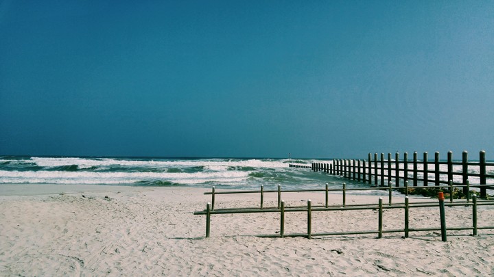 the beach