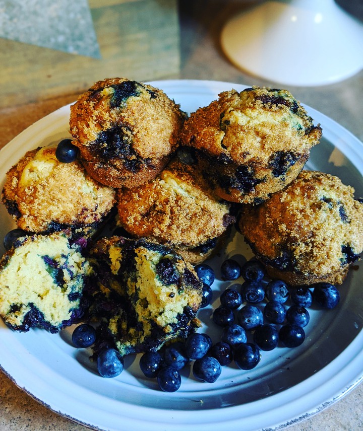 Homemade Blueberry Muffins