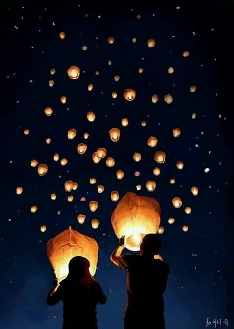 sky lanterns