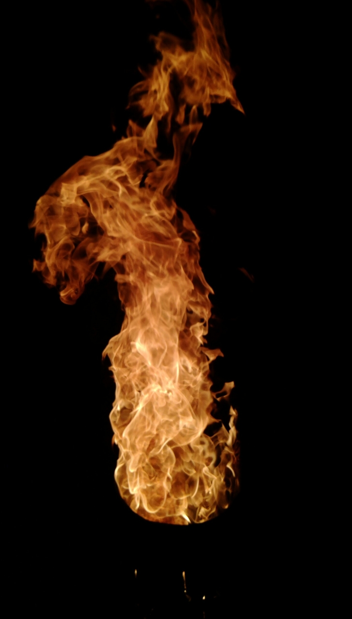 #Natural scenery #fire #tin
