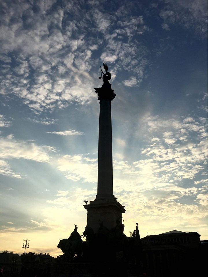angel above the sky