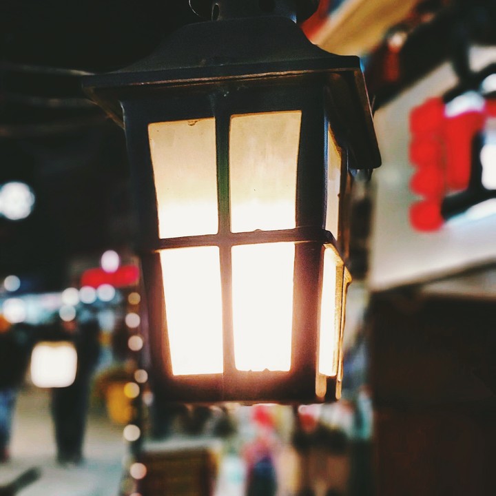 the lamp