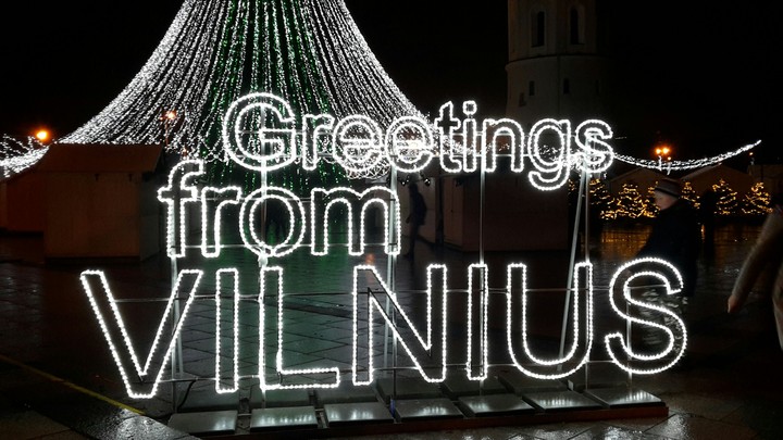 Greetings from Vilnius