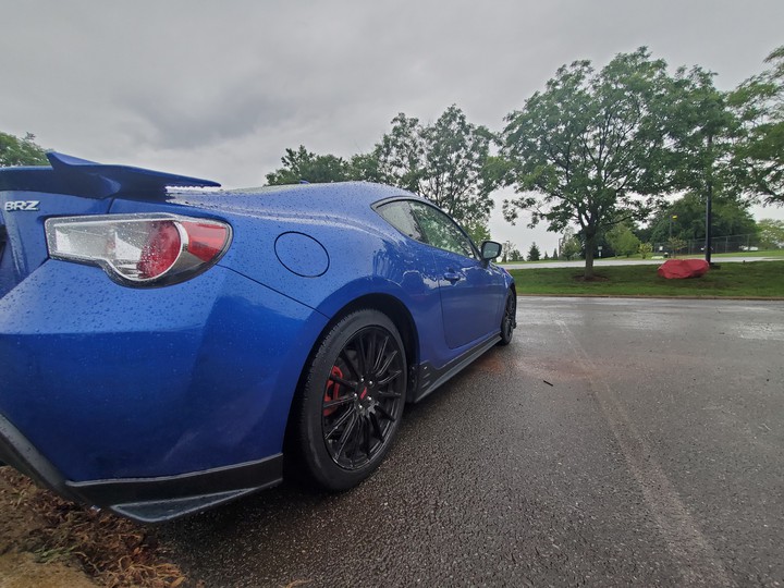 BRZ in the rain