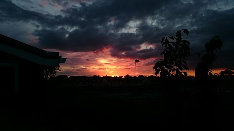 Sunday's sunset in Ireland