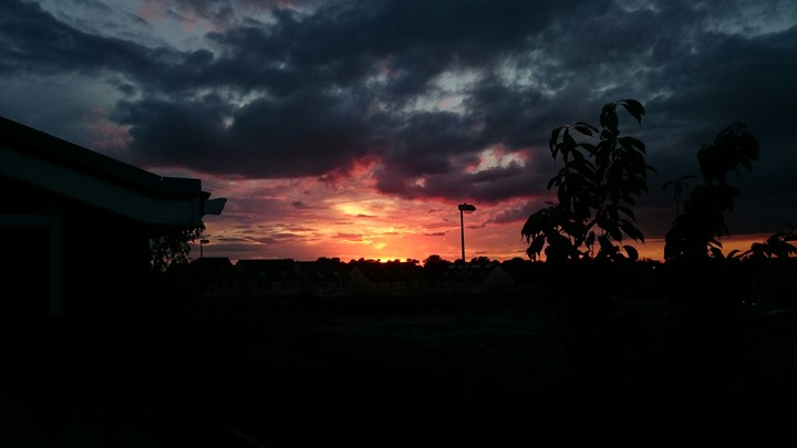 Sunday's sunset in Ireland