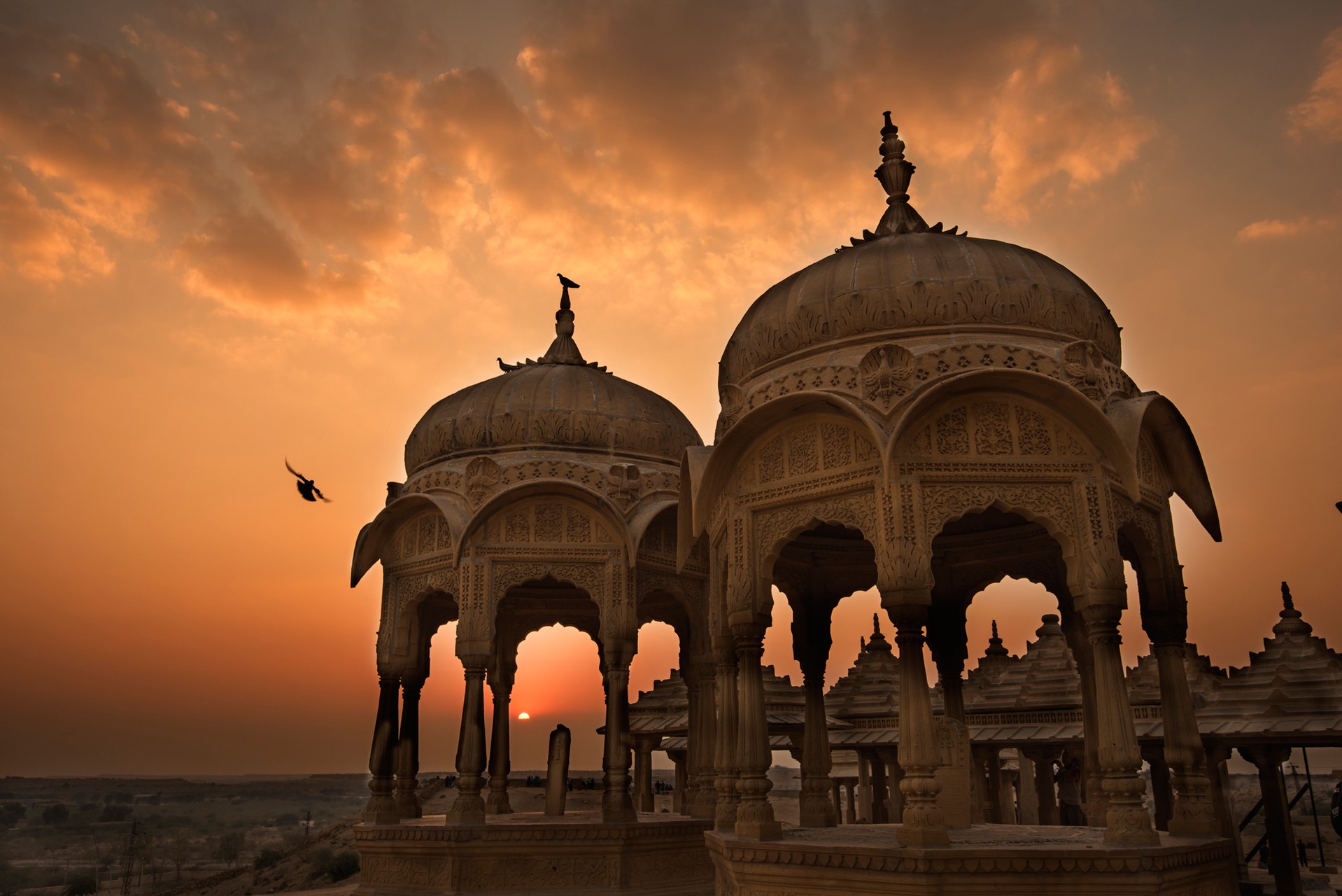 Sunset drawing Architecture