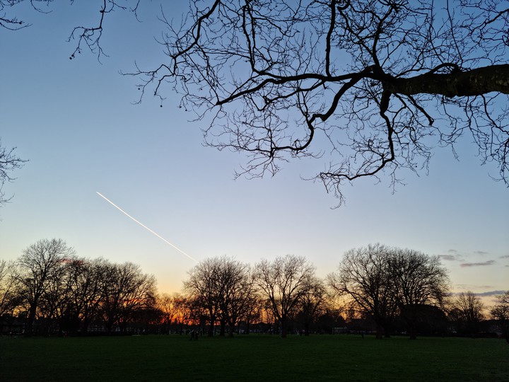 sunset London