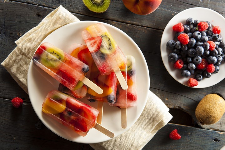 ice cream fruit
