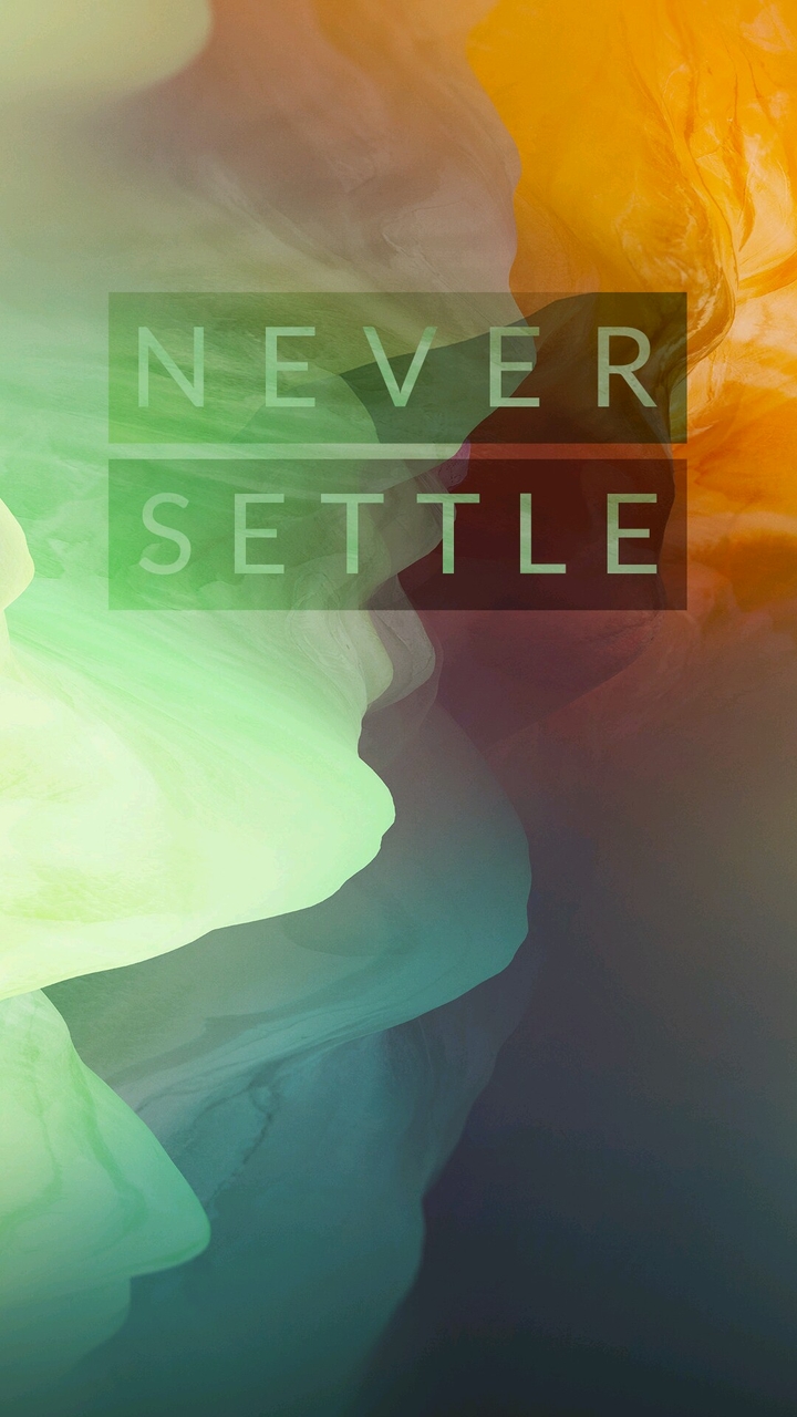 never settle