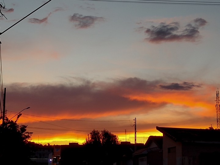 pôr do sol ?