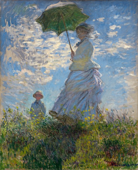 The Promenade, Woman With A Parasol