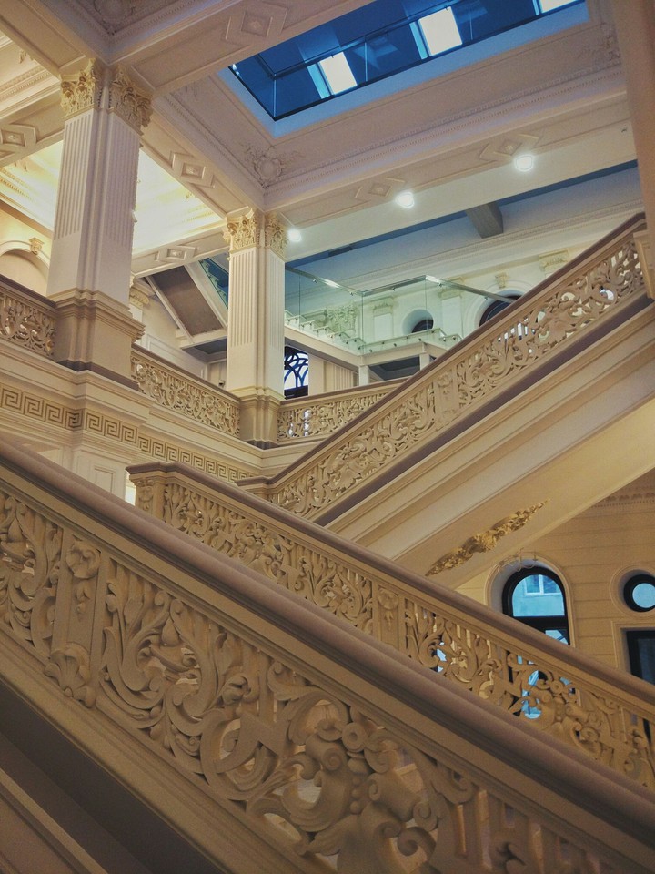 Museum stairs
