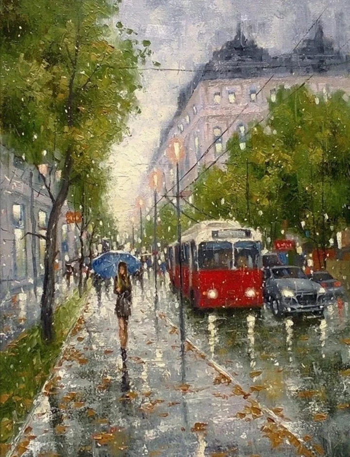 Дождливый пейзаж