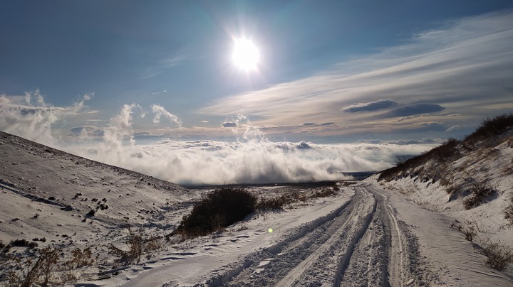 in mountains