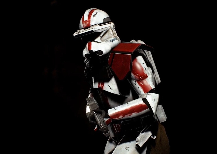 Clon trooper in Rot