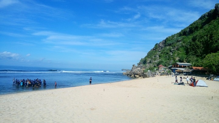 Beach at South Java