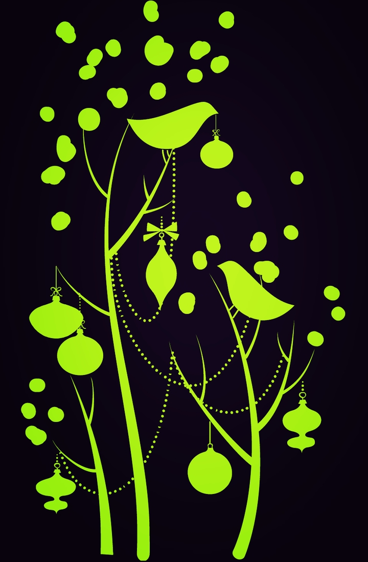 green birds 