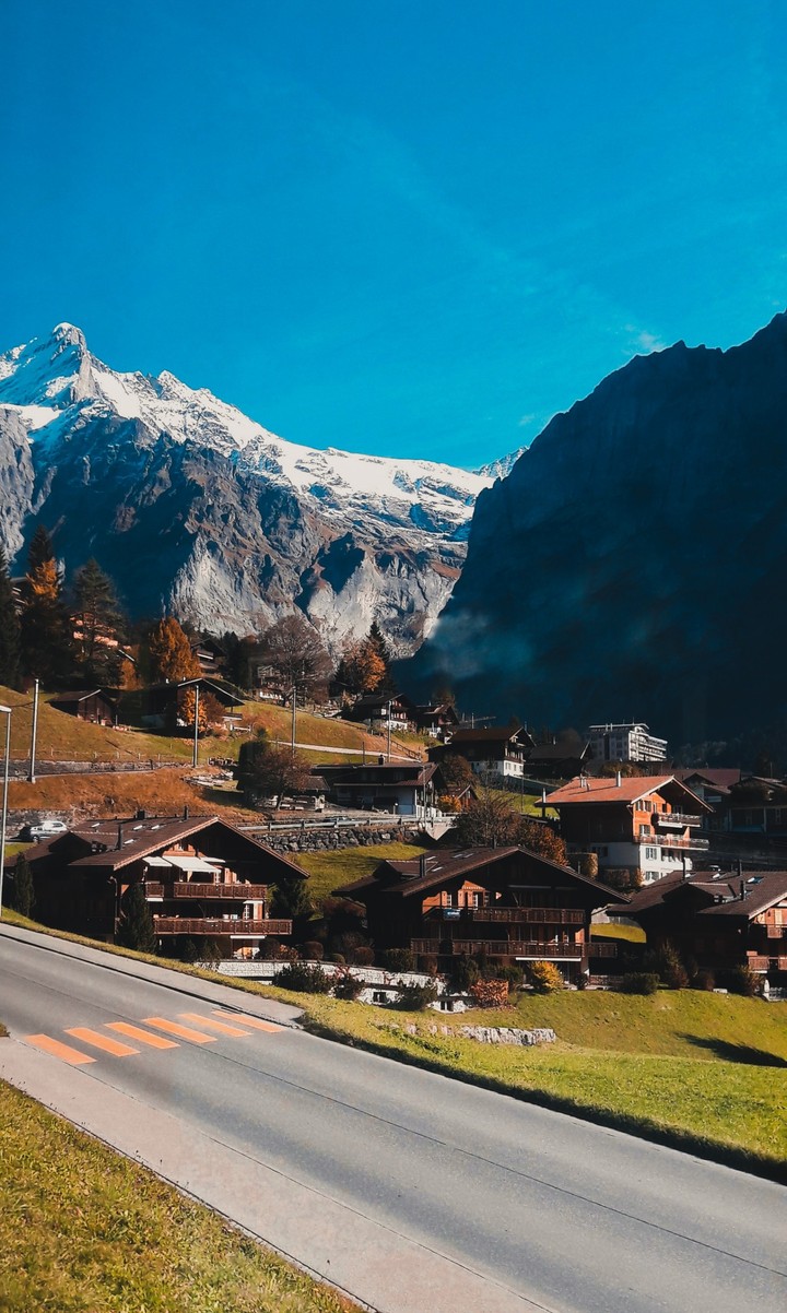 On the way to Grindelwald