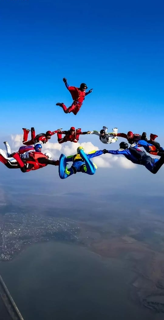 skydiving