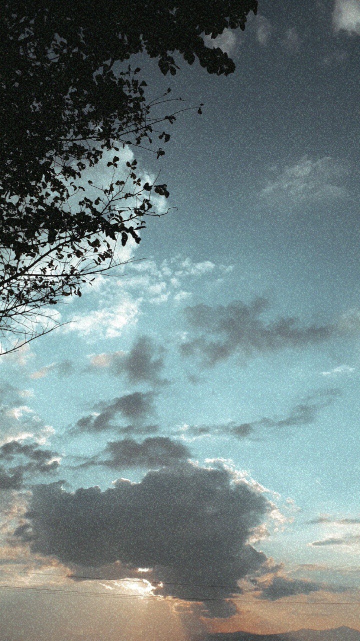 behind blue