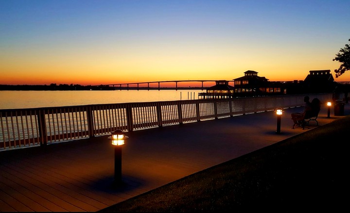 Sunset Evening In Solomon's Island md