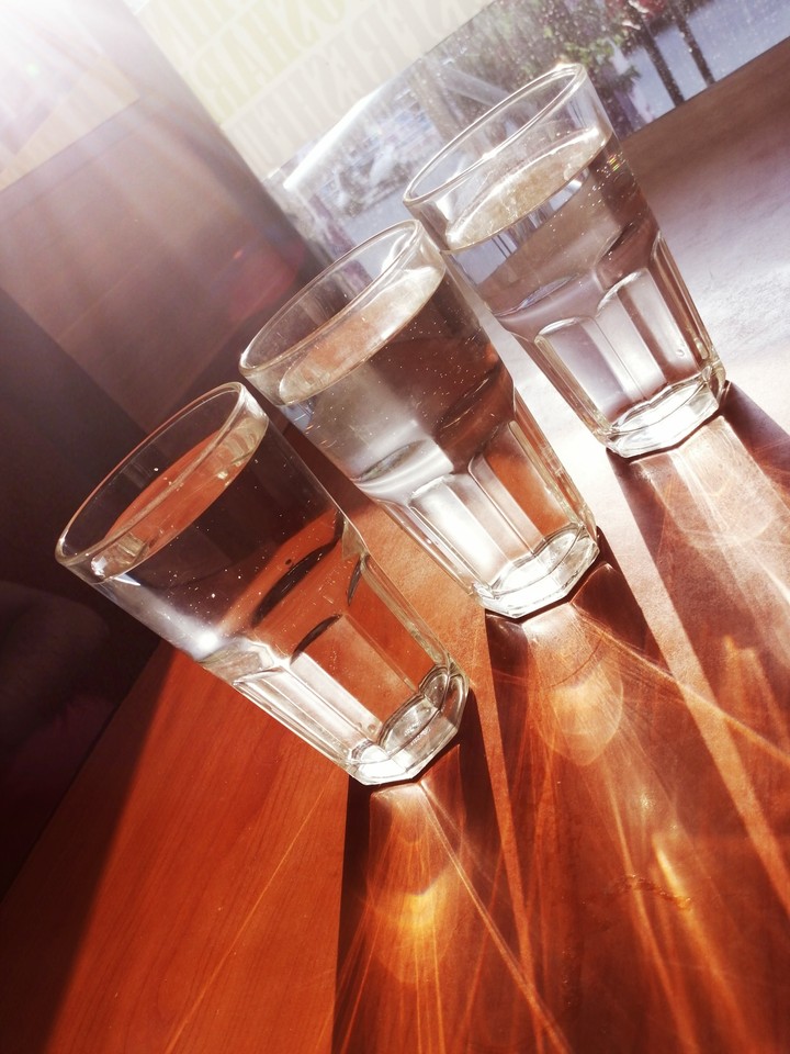 Waterglass with shade