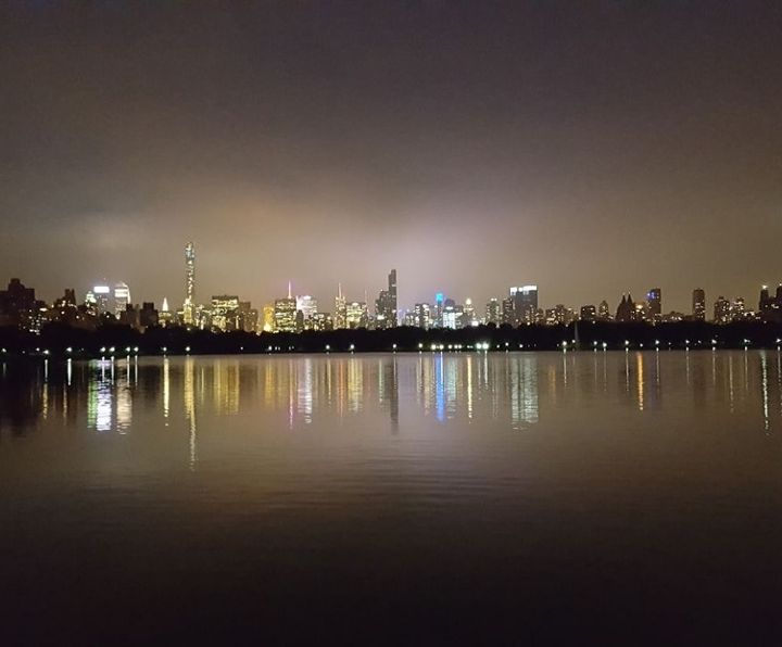 citylights from central park