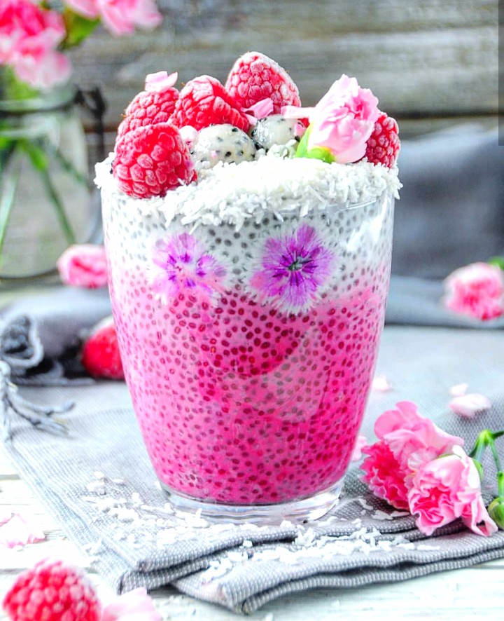 Chia ombre puding
