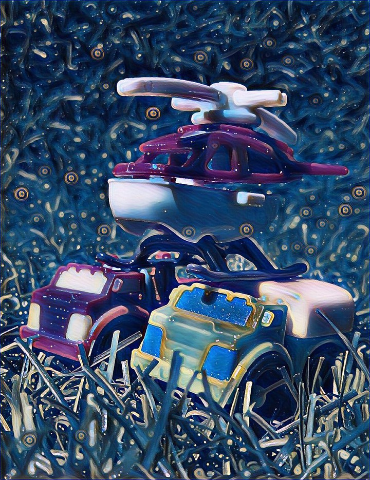 chopper on the top