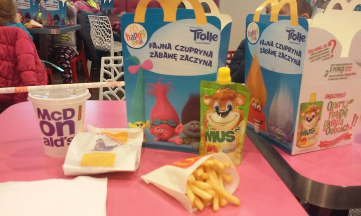 Happy meal MC DONALDS - GALERIA HANDLOWA W RZESZOWIE