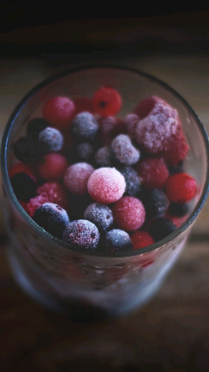 red and blue berry